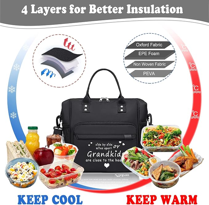 Lunch Box for Grandma Great Grandma Gifts Women Lunch Bag for Grandmother from - Image 5
