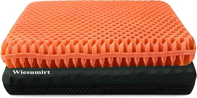 Plus Size Gel Seat Cushion for Long Sitting, Extra Large and Thick, Seat by Unknown