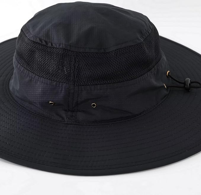 Home Prefer UPF 50+ Men's Sun Hat Wide Brim Bucket Hat UV Protection Hat - Image 4