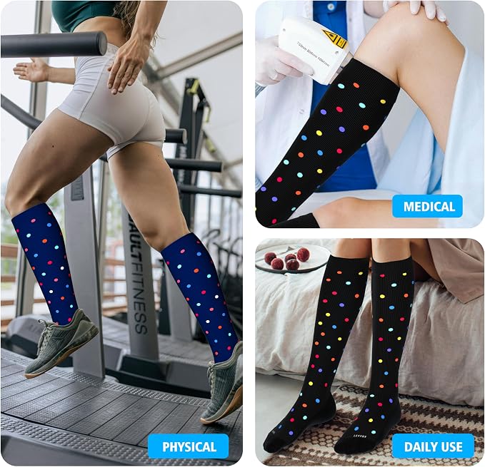 LEVSOX Thick Cotton Compression Socks - Image 7