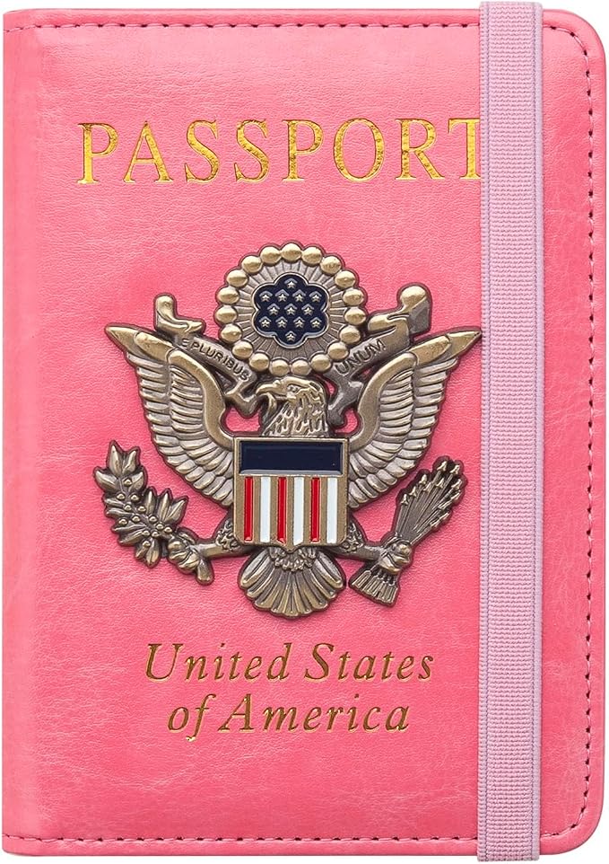 Passport Holder for Travel Passport Cover for Men Passport Wallet Case by Familiescancome