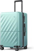 Trunk Luggage 22 Inch, Small Checked Luggage by NINETYGO