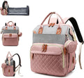 Diaper Bag with Changing Station, Waterproof 3 in 1 Baby Diaper Backpack with by Lamroro