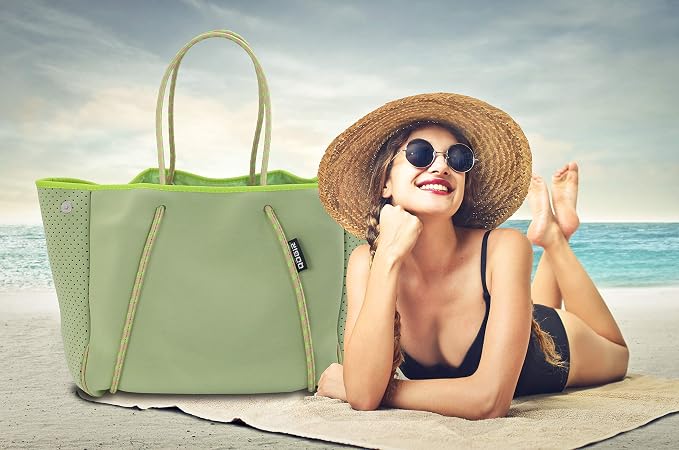 QOGiR Neoprene Multipurpose Beach Bag Tote - Image 6