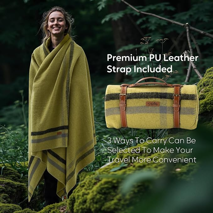 100% Wool Blanket, Military Wool Blanket, Sporting Events, Survival Kits - Image 4