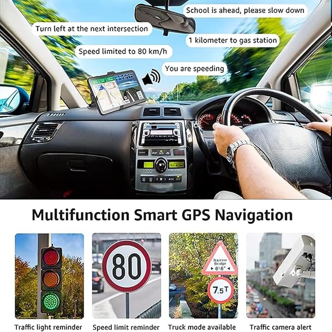 2025 Car GPS Navigator 2.5D Touchscreen 7inch Car GPS, Truck GPS Commercial - Image 6