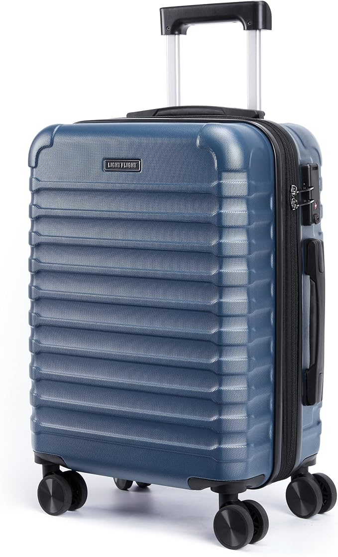 LIGHT FLIGHT Carry On Luggage 22x14x9 Airline Approved, Carry On Suitcases by LIGHTFLIGHT