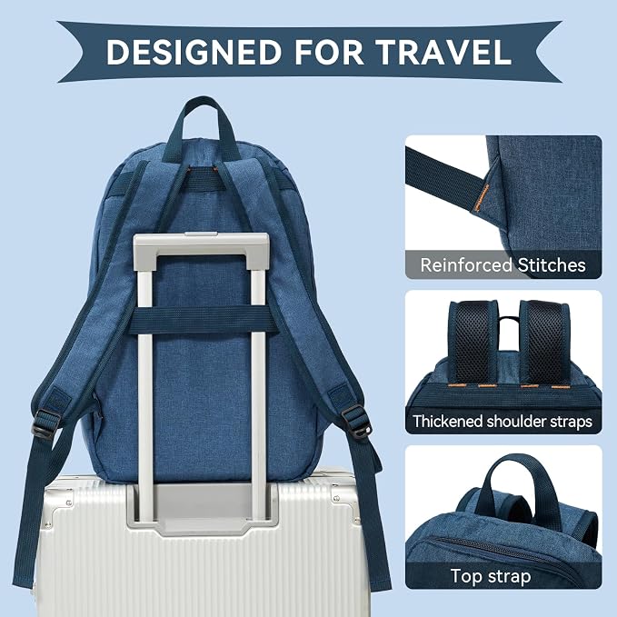 OMOUBOI Casual Daypacks Superbreak Backpack 14 inch Laptop Backpack - Image 7