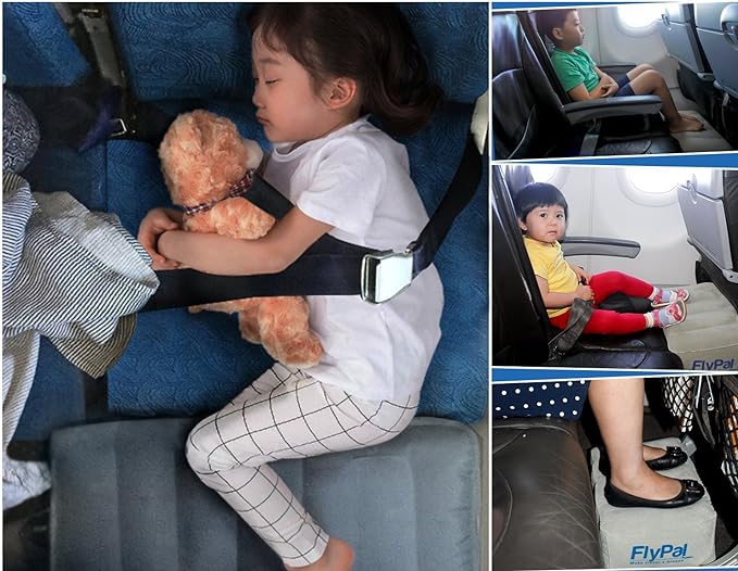 Inflatable Foot Rest Pillow for Travel, Patented 2 in 1 Design, Blow-Up - Image 5