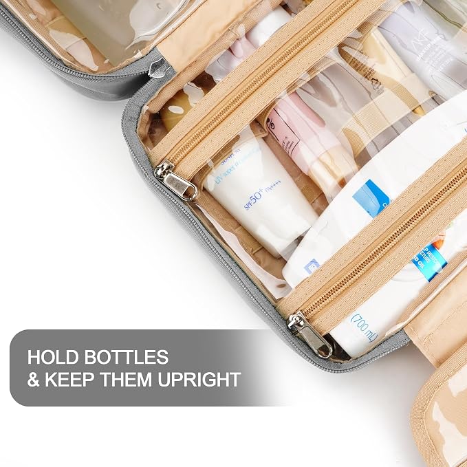 Travel Hanging Toiletry Bag for Women, - Image 4
