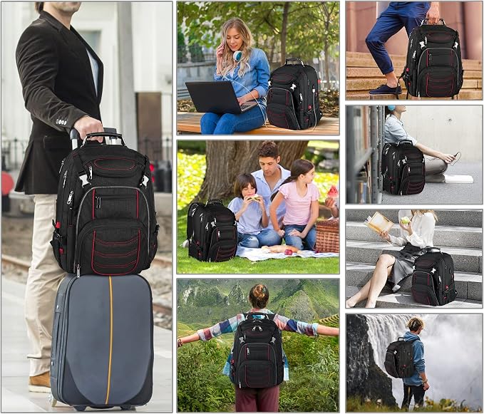 18.4 Laptop Backpack for Men, Extra Large Gaming Laptops Backpack - Image 7