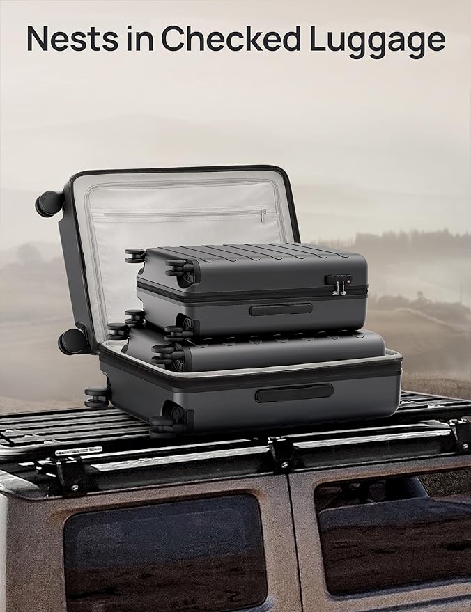 Carry on Luggage 22 X 14 X 9 Airline Approved, 20 Inch Luggage - Image 4