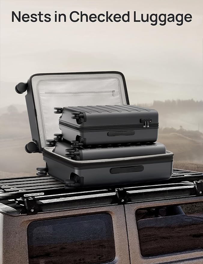 Carry on Luggage 22 X 14 X 9 Airline Approved, 20 Inch Luggage - Image 6