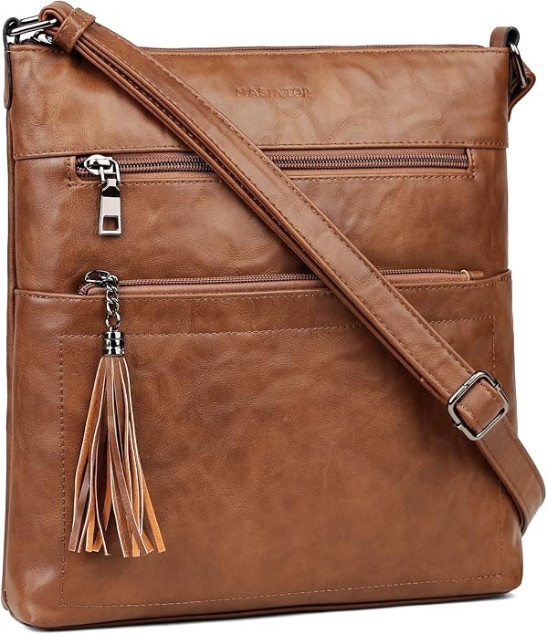MASINTOR Crossbody Purses for Women, Adjustable Strap Shoulder Bag - Image 8