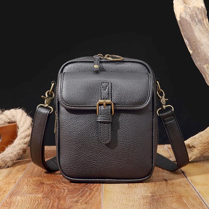 1060 Leather Crossbody Bags for Women Anti-Theft Vegan Purse - Image 4