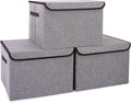 Large 17" 42 Quarts Collapsible Stackable Storage Bins by Bagnizer