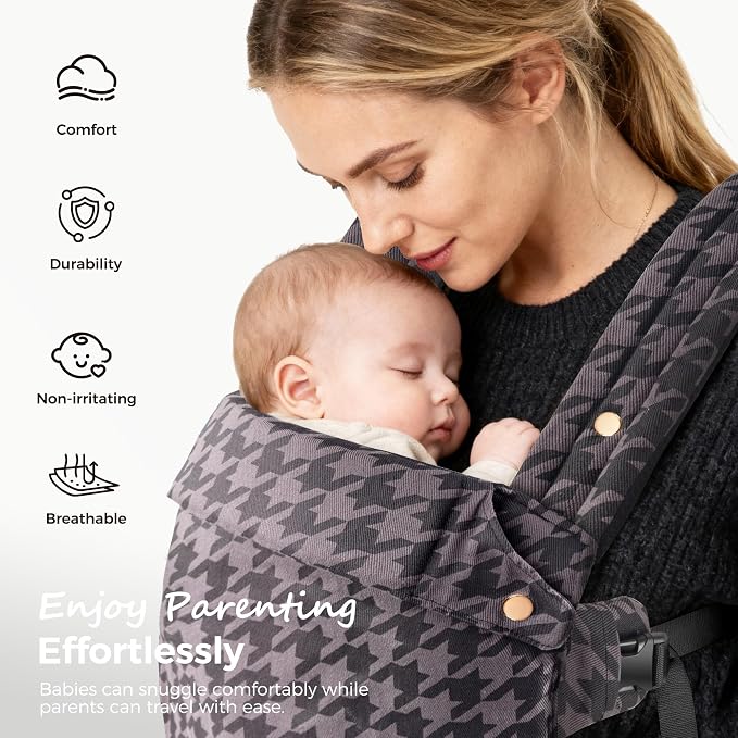 Baby Carrier Newborn to Toddler- Ergonomic, Cozy and Lightweight Infant Carrier - Image 2
