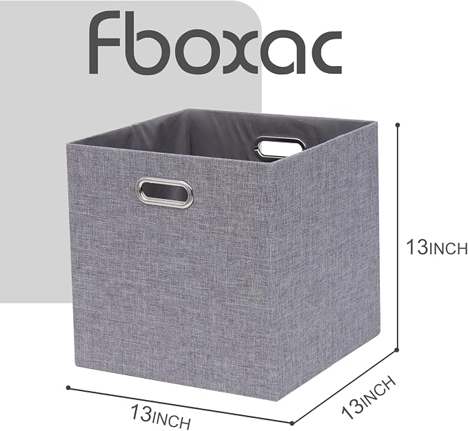 Collapsible Organization Basket Fabric Foldable Box - Image 2