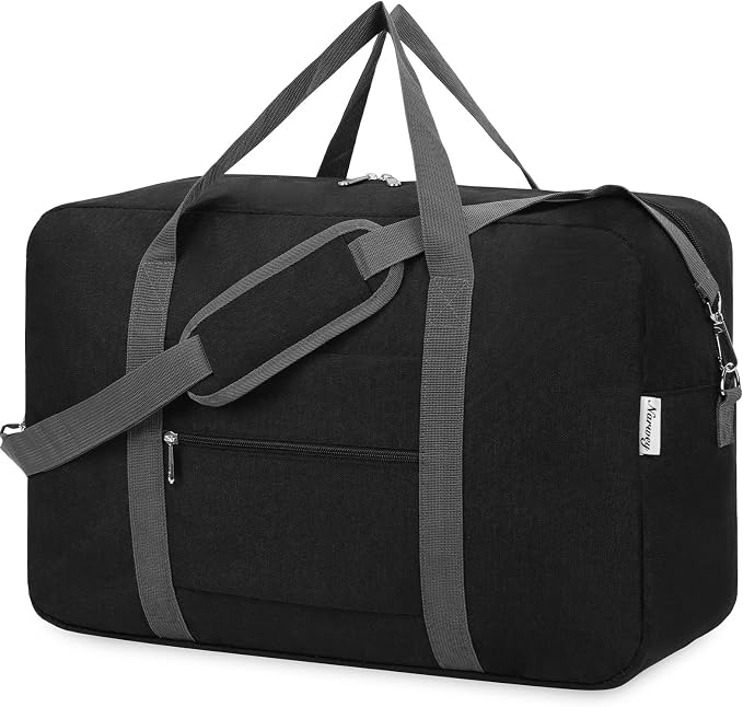 Narwey Carry on Luggage 22x14x9 Airline Approved Foldable Duffle Bag by Narwey