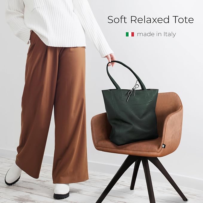 Italian Calf Leather Tote for Women - Image 4
