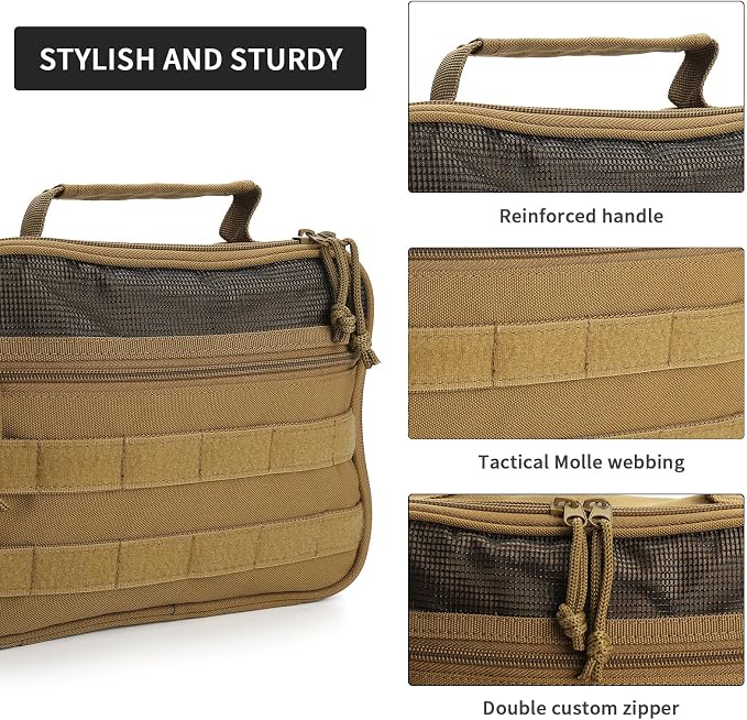 SUNRISING Toiletry Bag for Men Hanging Travel Toiletries Organizer Dopp Kit - Image 5