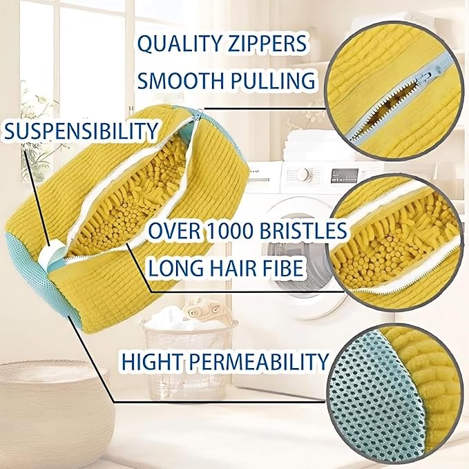 mcdhhemoShoe Washing Machine Bag, Sneaker Laundry Shoe Bag - Image 5