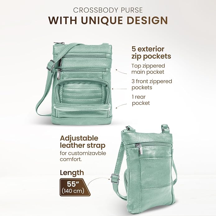 Krediz leather Crossbody Purses - Image 4
