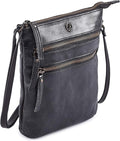 Crossbody Sling Bag for Women Small Real Leather Purse Vintage Travel Crossover by Cochoa