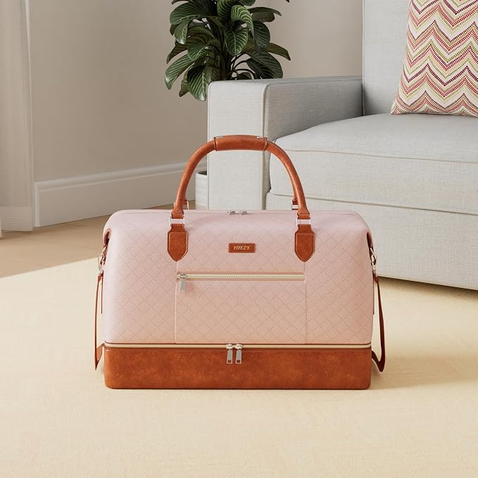 Weekender Bag for Women, Travel Duffel Bag Carry On Overnight Bag - Image 2