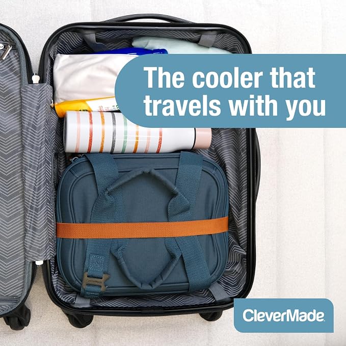 CleverMade Collapsible Insulated Cooler Bag – Leakproof Soft Folding Cooler - Image 8