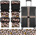 2 Pack Luggage Straps for Suitcases, Adjustable Travel Belt by ZHOMA