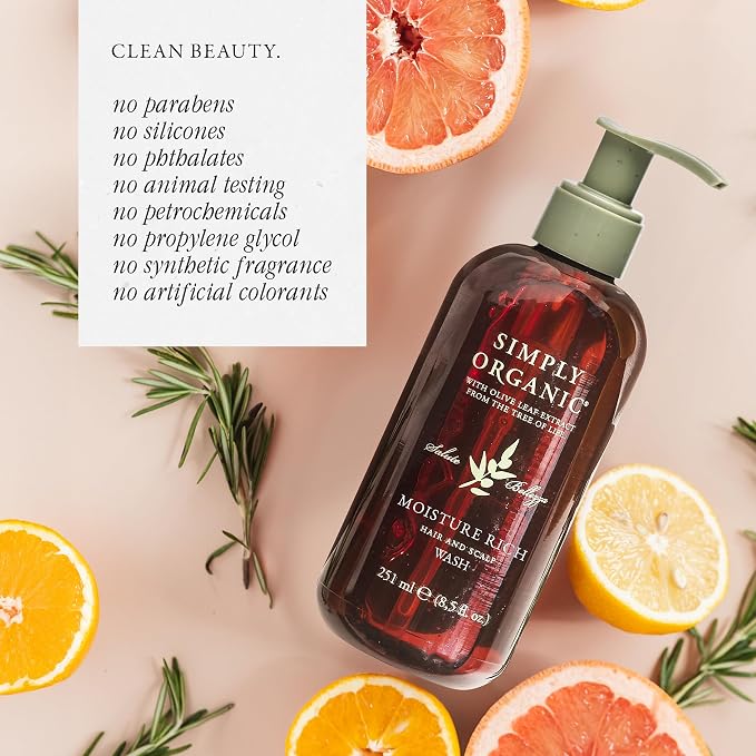 SIMPLY ORGANIC Nourishing Hair Deep Shampoo Scalp Wash, Made in Italy, All - Image 3
