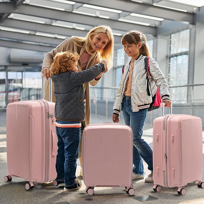 Nazhura Luggage Set, 3-Piece Hardside Suitcase Set, 20-inch Carry On, 28-inch - Image 8