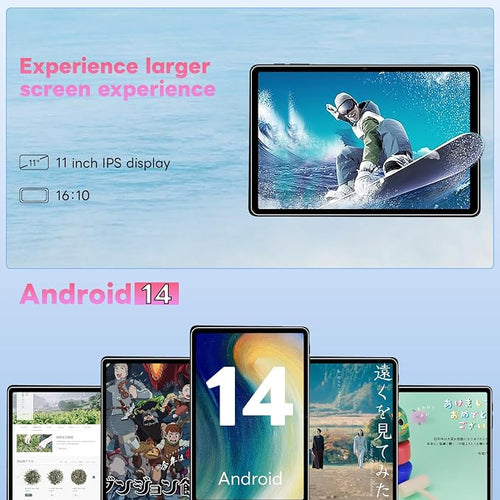 11" Tablet, Android 14 with Octa-core Processor, 12GB+128GB, 1TB Expandtion - Image 2