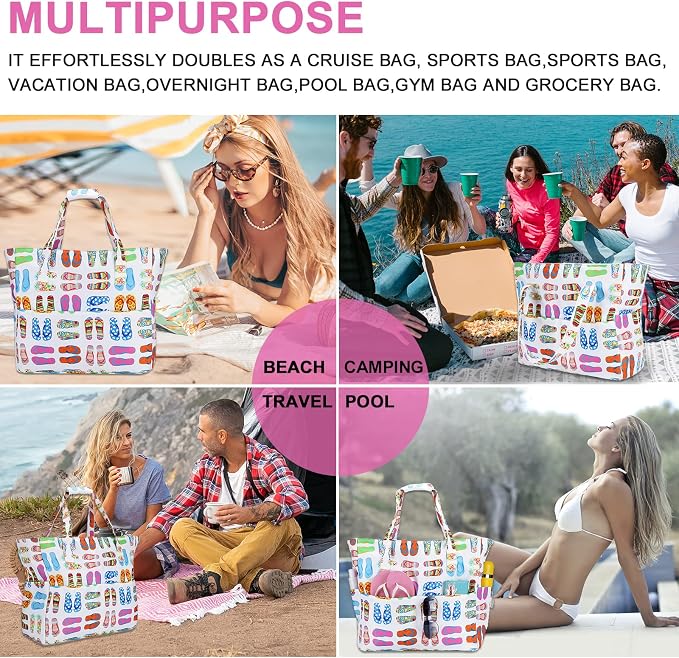 Waterproof Beach Tote Pool Bags - Image 5