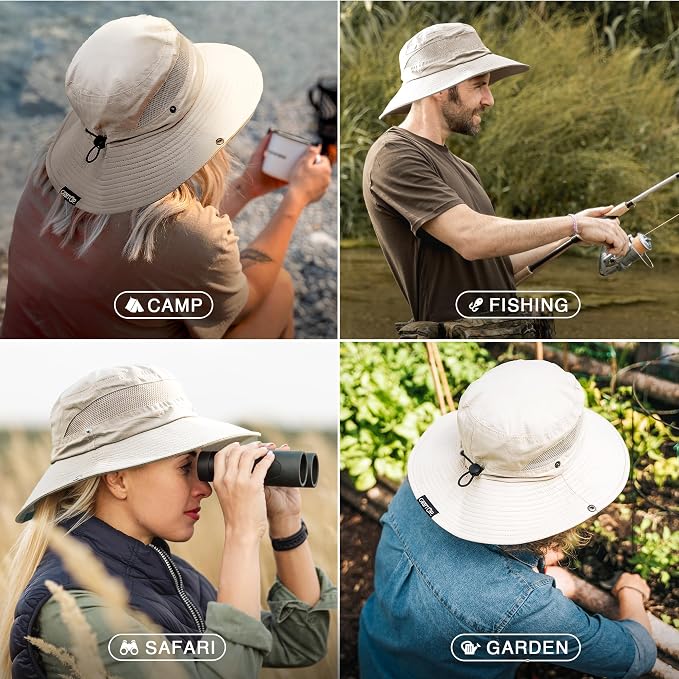 GearTOP Safari Sun Hat for Men and Sun Hats for Women UV Protection UPF 50+ - Image 6