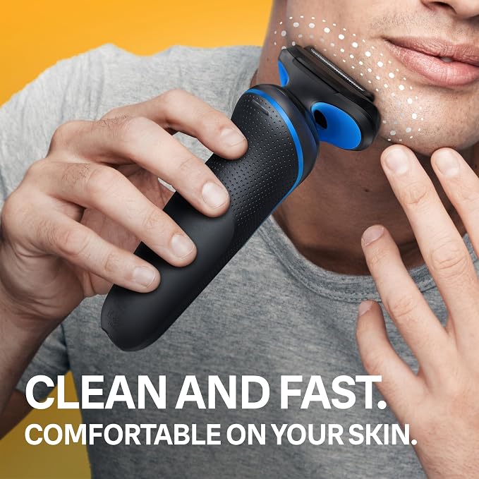 Braun Electric Shaver for Men, Series 5 5150cs, Wet & Dry Shave, Turbo Shaving - Image 4