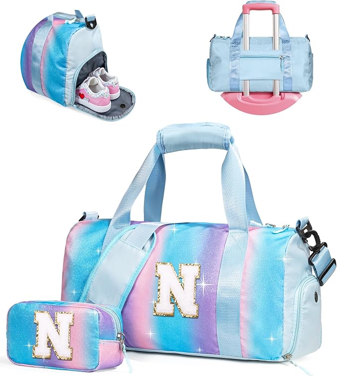 Gift Ideas for Kids Girls-Girl Gym Bag by Vogewood
