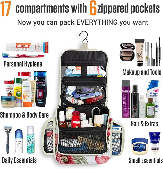 VENTURE 4TH Hanging Travel Toiletry Bag - Image 3