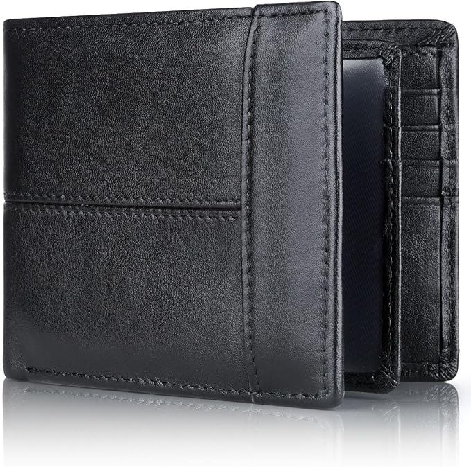 Swallowmall Mens Wallet Rfid Blocking Leather Wallet by Swallowmall