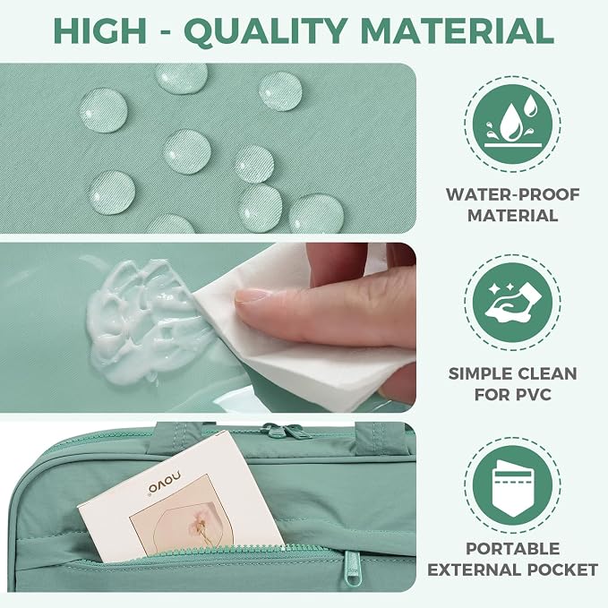 Toiletry Bag For women, Portable Hanging Organizer, 4 Leakproof Compartment for - Image 6