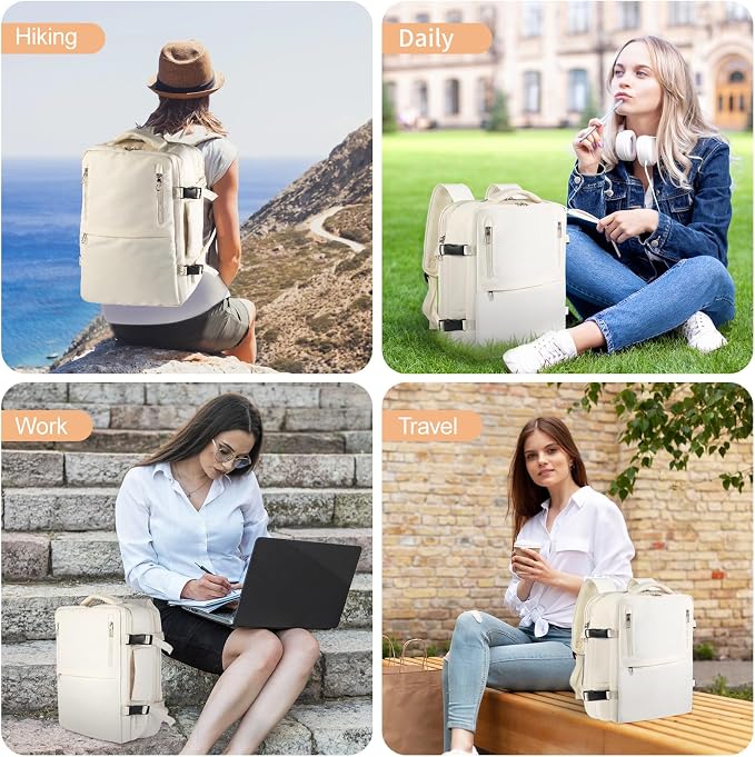 Travel Laptop Backpack with USB Charging Port Business Anti Theft Water - Image 7