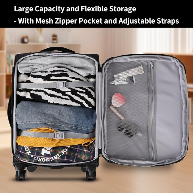 3-Piece Softside Expandable Luggage Set - Image 5