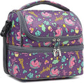 FlowFly Double Decker Cooler Insulated Lunch Bag Large Tote by FlowFly