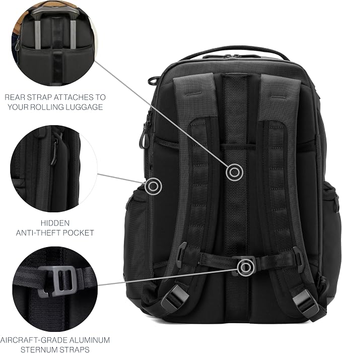 Travelpro Altitude Large Expandable Travel Laptop Backpack 30-36L, 16 Inch - Image 5