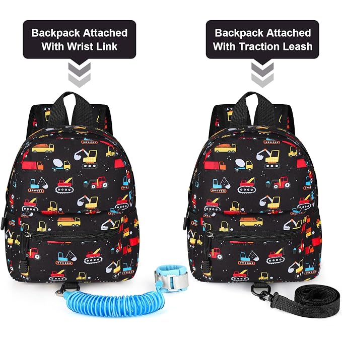 Accmor Toddler Backpack with Leash, Baby Backpacks with Anti Lost Wrist Link - Image 4