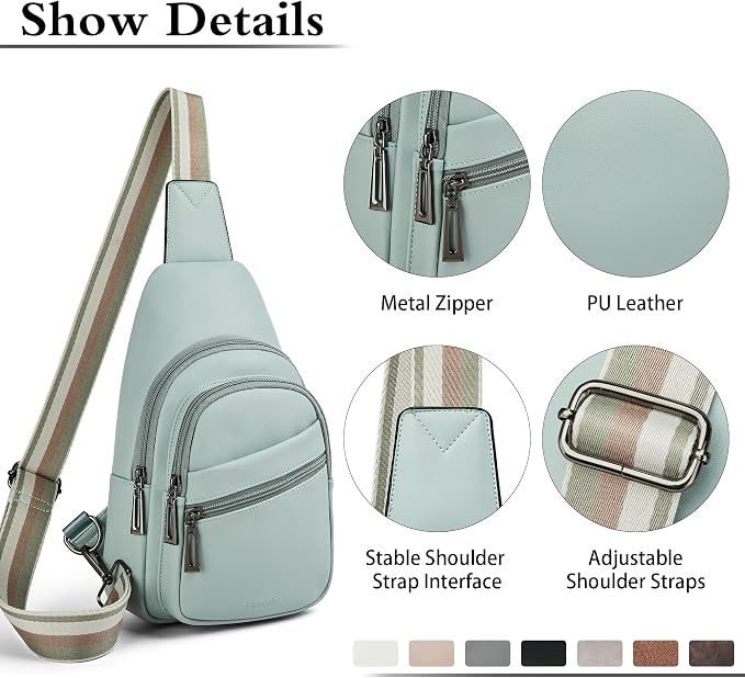 Sling Bag Crossbody Bags for Women Small Cross Body Bag Fanny Packs Chest Sling - Image 5