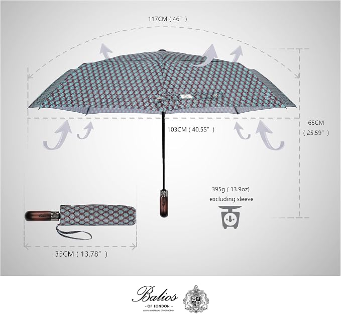 Balios Travel Folding Umbrella - Image 4