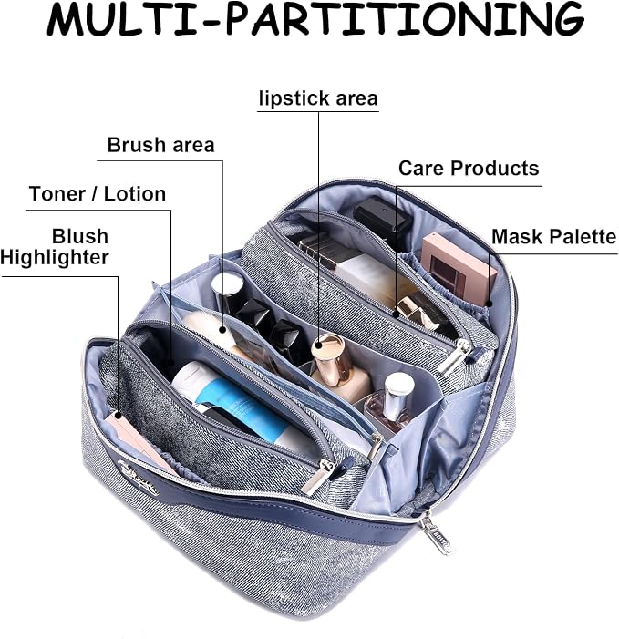 Travel Makeup Bag Cosmetic Bags - Image 7