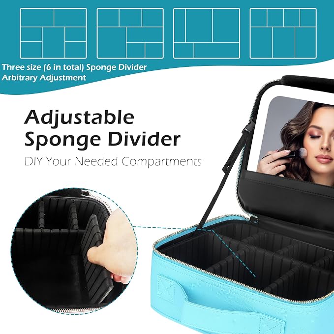 MOMIRA Travel Makeup Bag Cosmetic Bag - Image 6